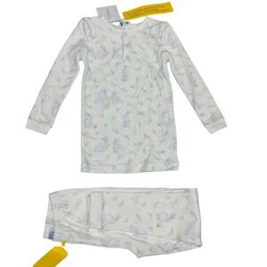 NWT Nellapima Size 9-12M Blue Bunny Print PJs